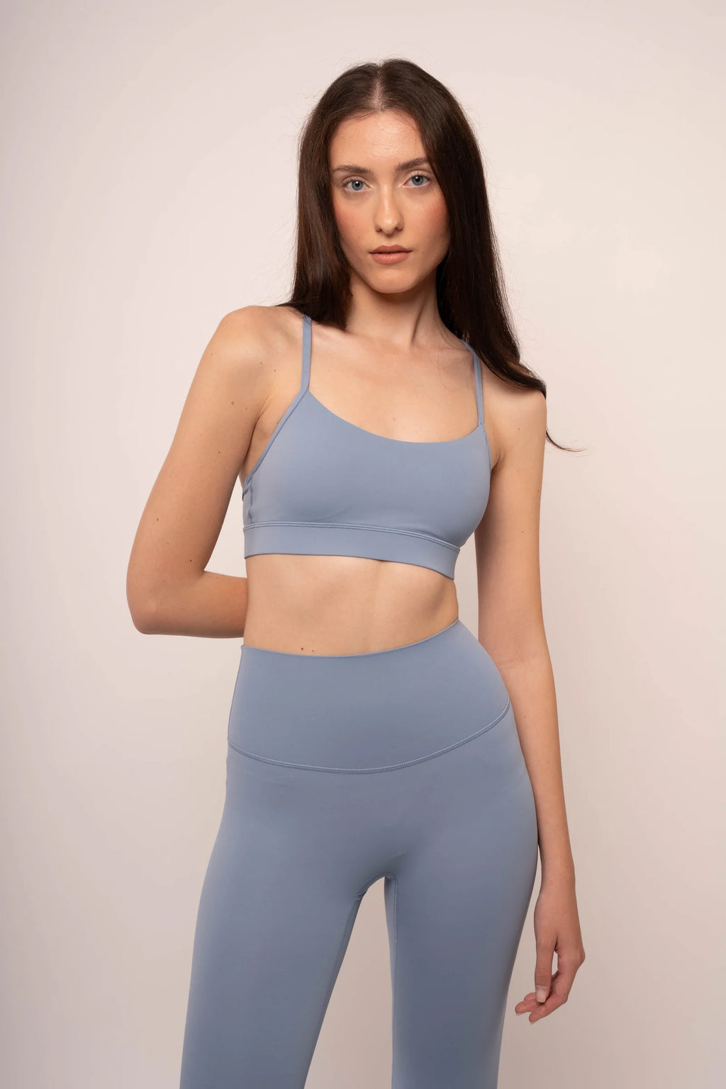Set blue latte - top + legging