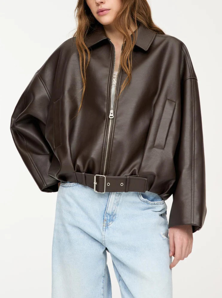 Veste en cuir femme - Esmée