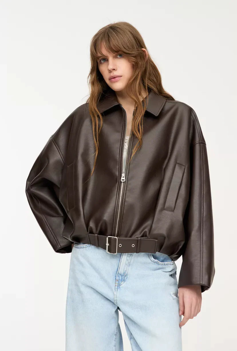 Veste en cuir femme - Esmée